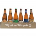 Bierpakket Tripel Bier: Blij met een Peter zoals Jij (6 flesjes) -  Kratje